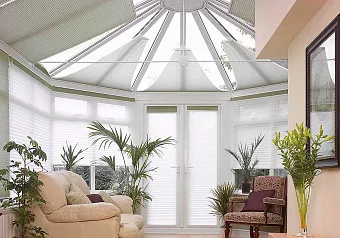 Жалюзи на потолочные окна и зимние сады